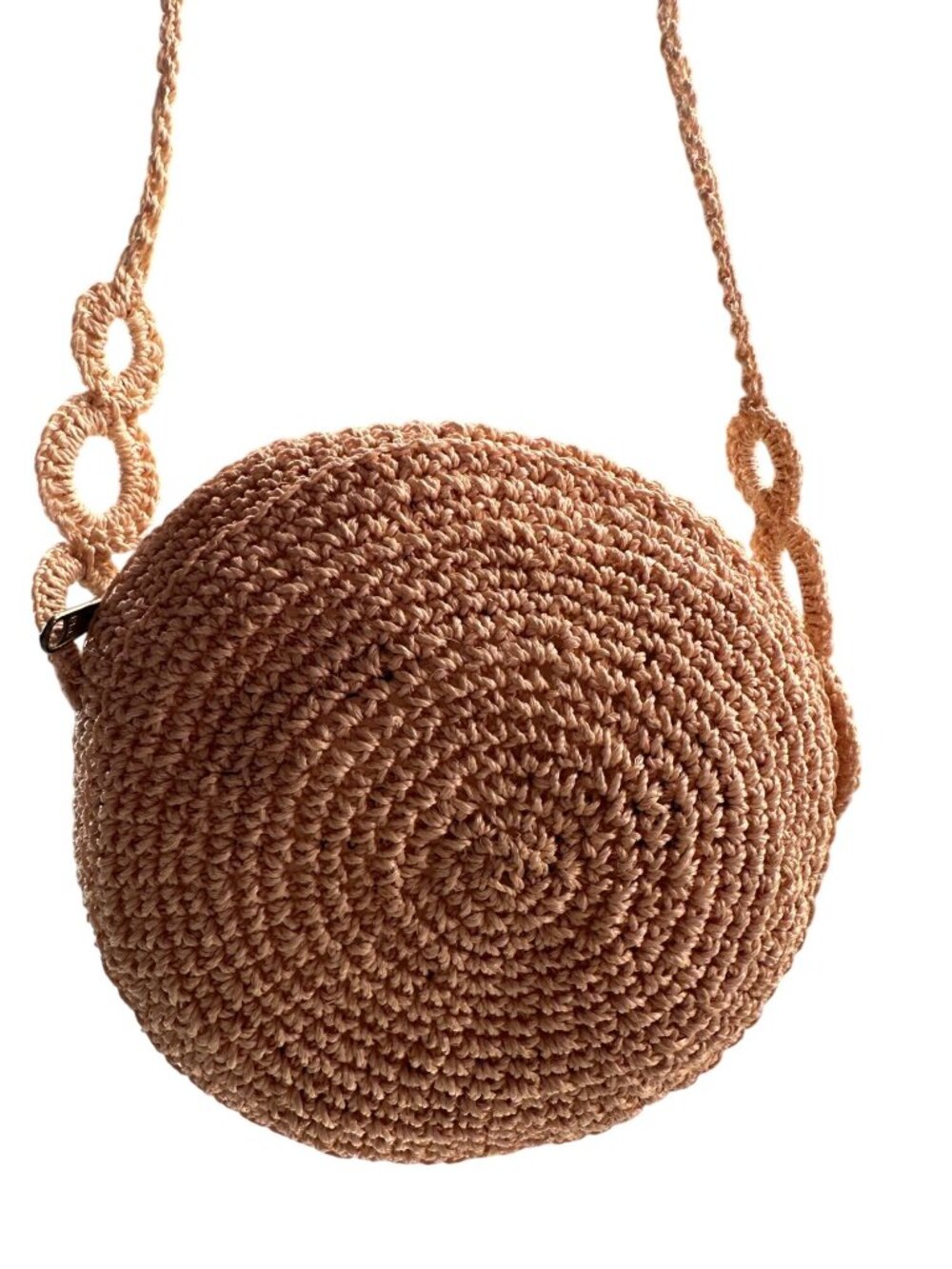 Straw Handmade  Woven Crochet Straw Crossbody Shoulder Round Bag  Boho Moroccan